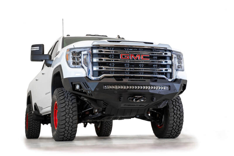 GMC Sierra 2500 Bumper - Front - Addictive Desert Designs - Stealth Fighter - Hammer Black - `20-`27